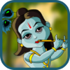 Little Krishna jighsaw puzzle free game for kids - the hindu divine god krishna lila